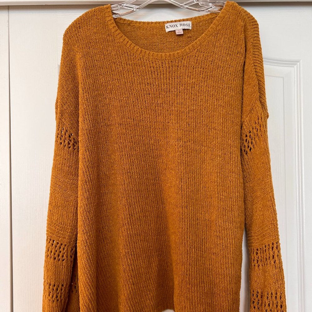 Knox Rose (Target) - Yellow Sweater - Women's Size Large - Soft and Cozy!